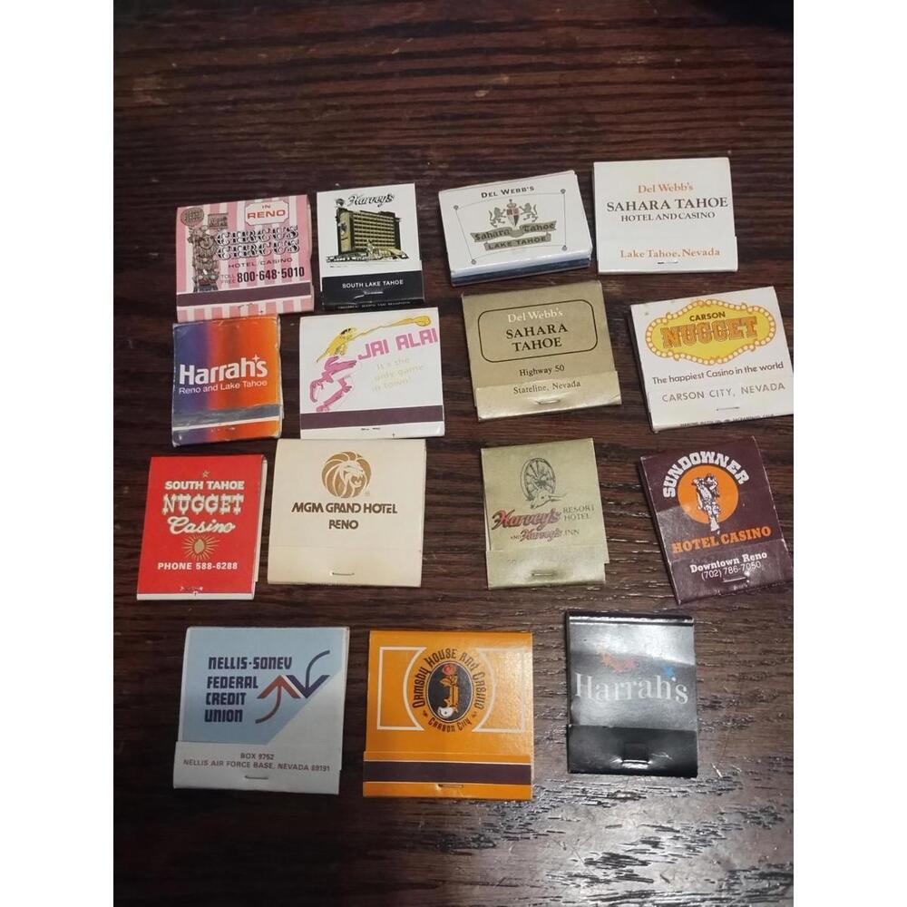 Vintage Reno/Tahoe‎ area matchbooks